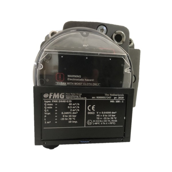 Medidor De Gas Mca Fmg Mod Fmr G25 En 1 1/2 PLG Roscado Npt