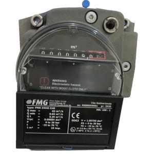 Medidor de gas FMG Mod FMR G40 en 1 1/2"  Bridado
