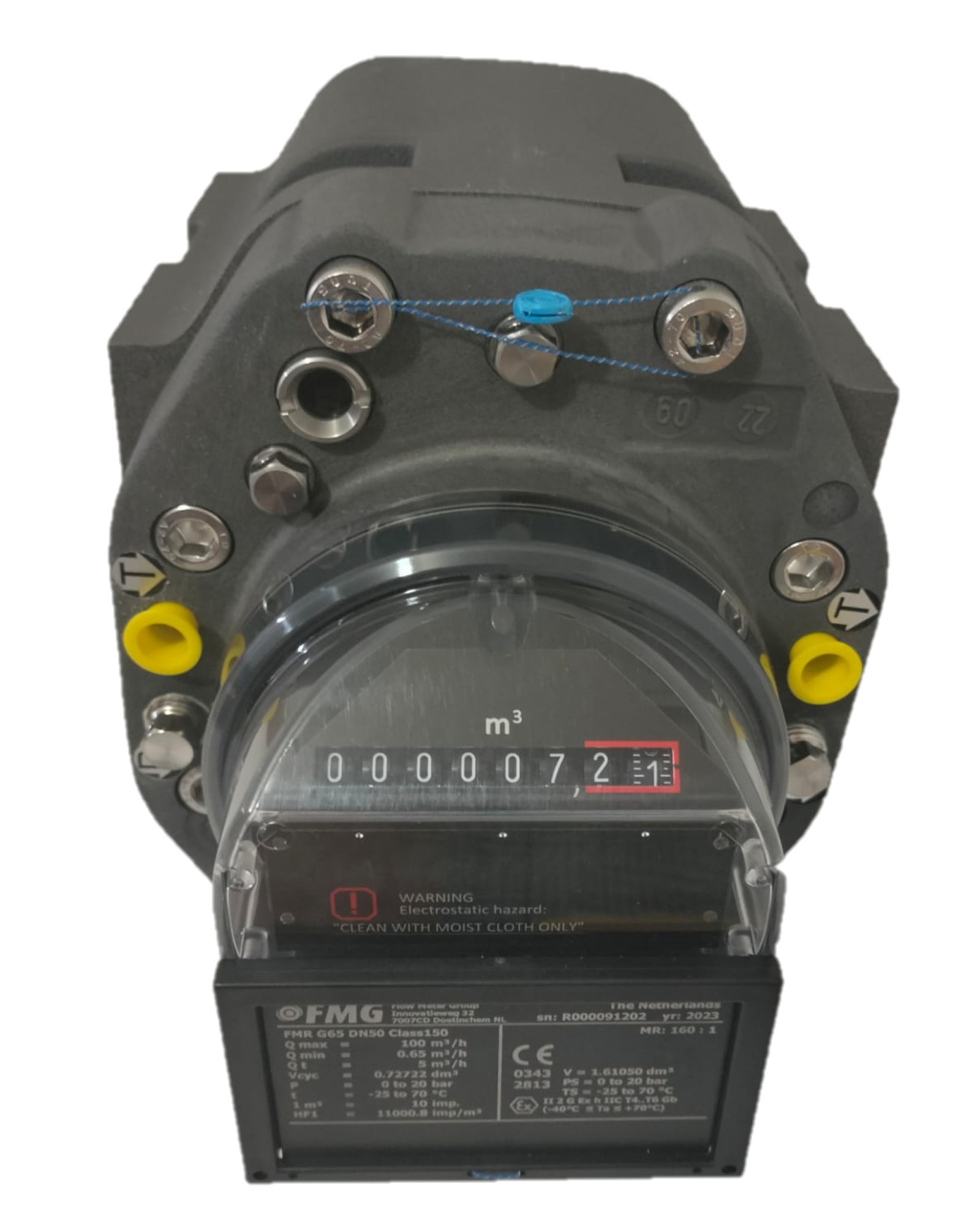 Medidor De Gas Mca Fmg Mod Fmr G65 En 2 PLG Bridado - Imagen 2