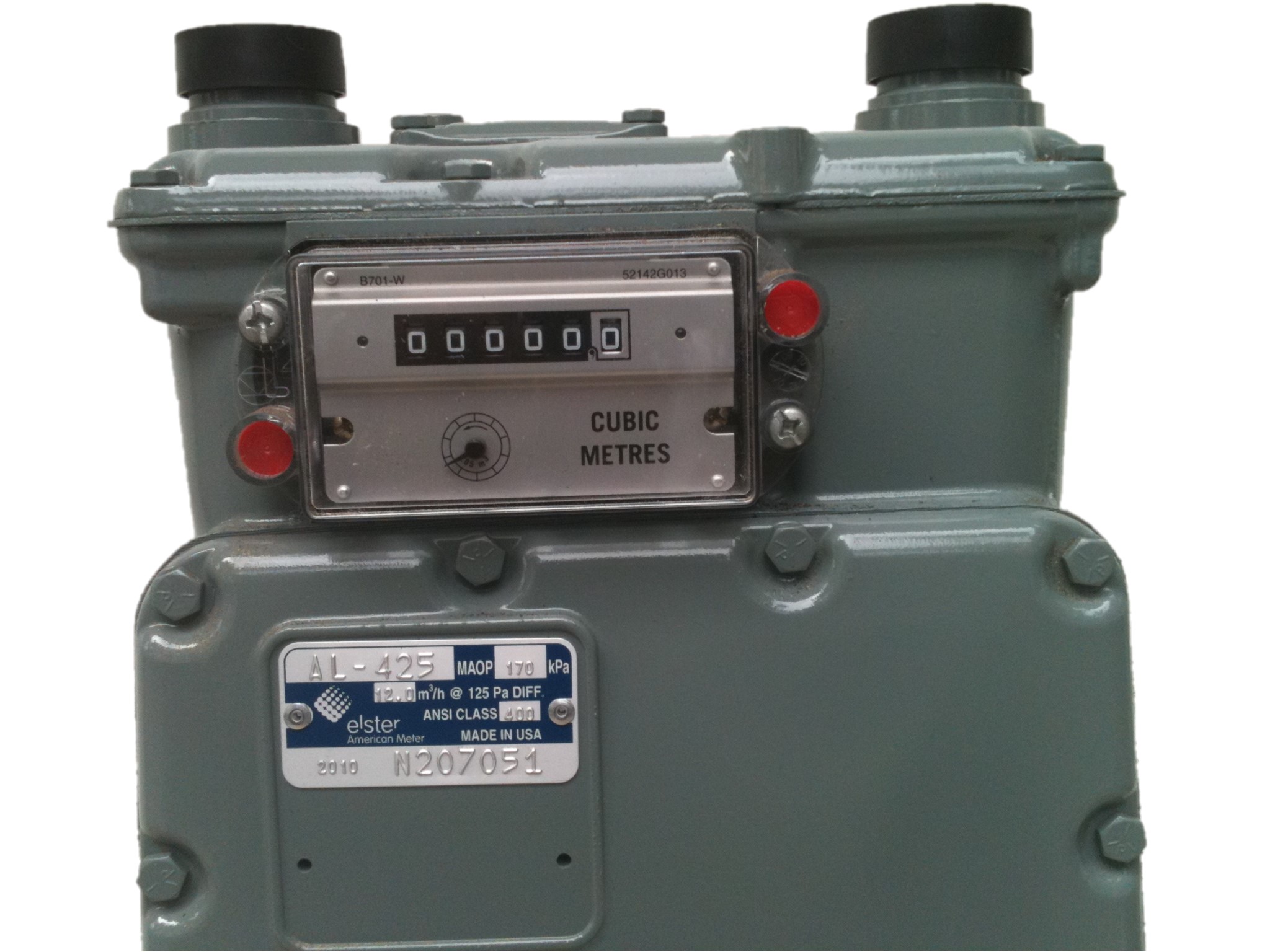 Medidor De Gas Honeywell American Meter Al425-25 En 1 1/4 - Imagen 2