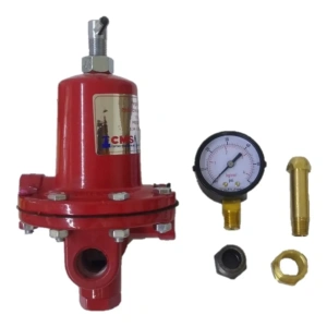 Regulador Gas Cms  10-1757 Con Manómetro Y Punta Pol