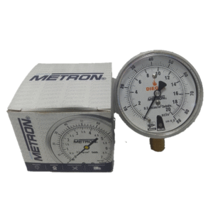 Manometro Para Gas L.p y Nat Baja Presión 0 - 20 Oz/in2 (88 cm H2O) METRON