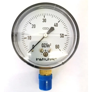 Manometro Para Gas L.p Y Nat Baja Presión 0 - 60 Oz/in2